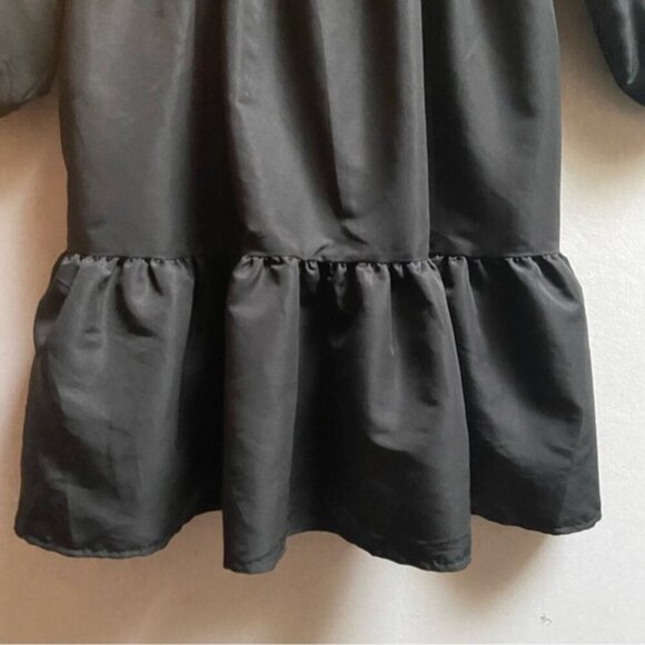 Levi's Dolci Tiered Puff-Sleeve Babydoll Dress Sz M - Picture 5 of 12